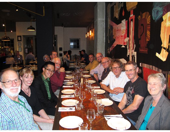 IOBC members and symposium speakers at the IOBC dinner